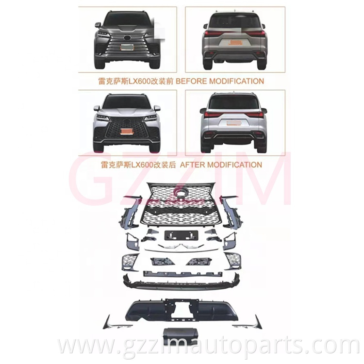 Hot Sale Auto Parts Upgrade Monalisa Body kit For Lexus LX600